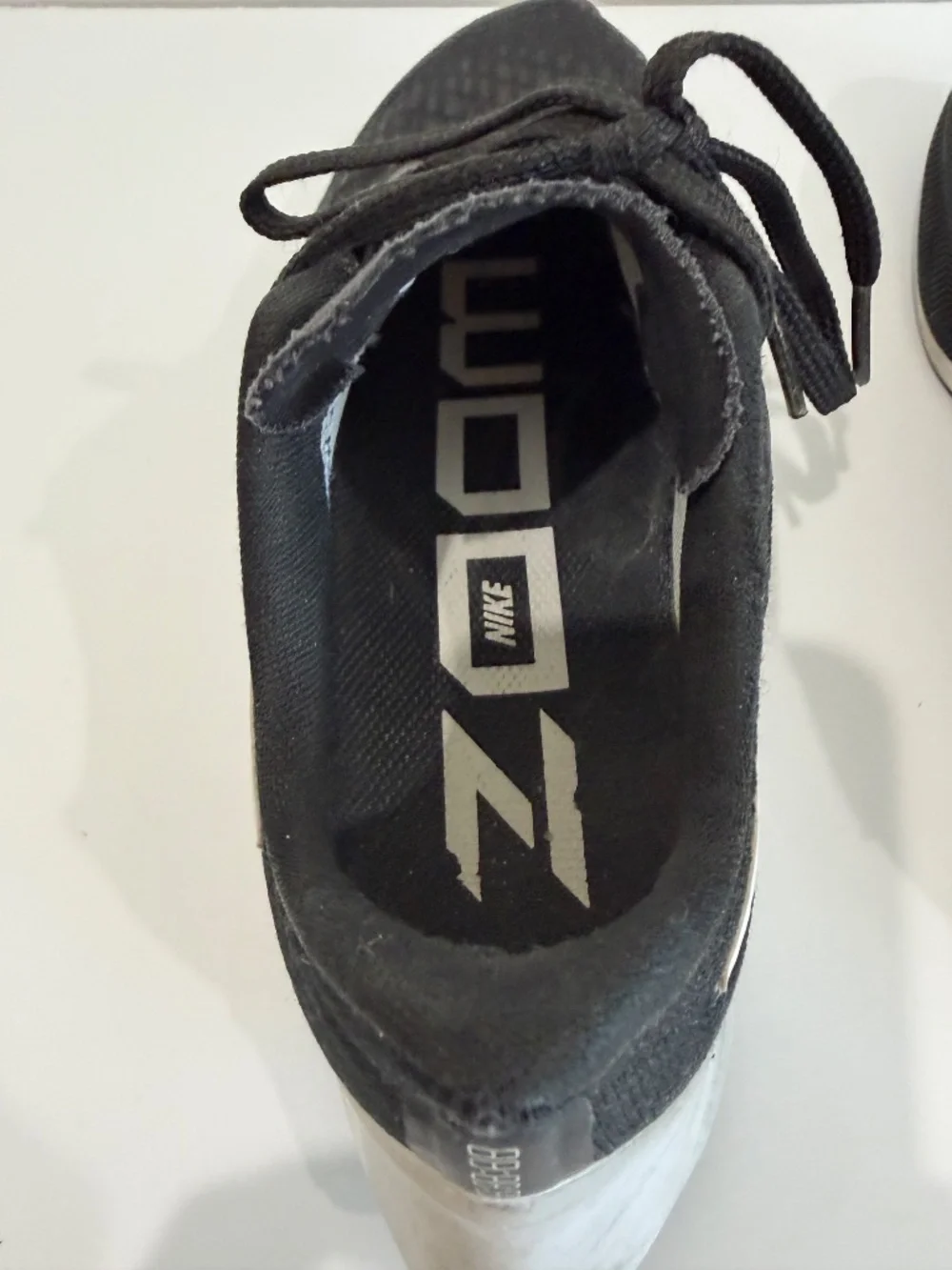 Nike Air Zoom Pegasus Women's Running Shoes - Black/White Size 37